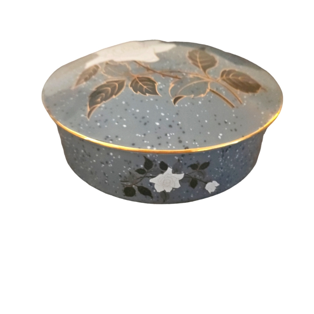 Vintage Action Japanese floral Ceramic trinket dish